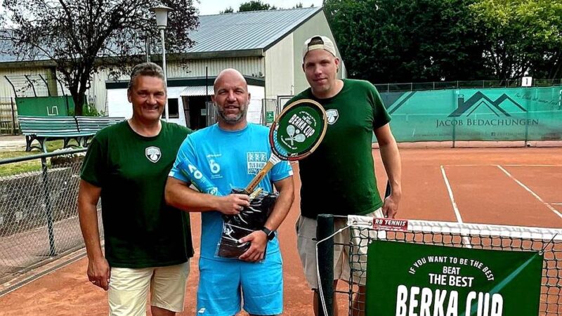 Berka-Cup ab 18. Juli: Ein Hingucker beim Rheinberger Tennisturnier