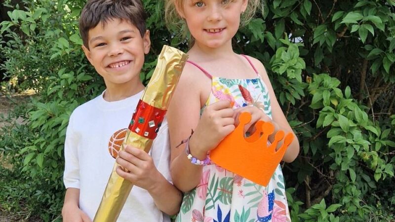 Matheo und Emilia besuchen die Grundschule: Holzbüttgen hat ein neues Kinder-Königspaar