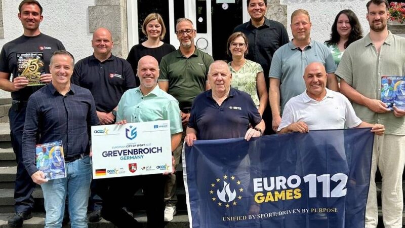 „Europäische Sportstadt“ und „Eurogames 112“: Stadt Grevenbroich treibt Bewerbungen für Sportspektakel weiter voran
