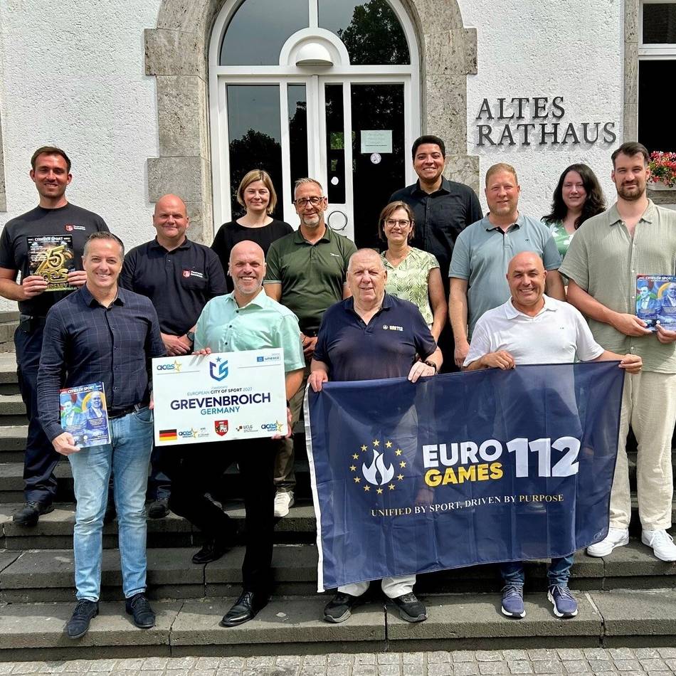 „Europäische Sportstadt“ und „Eurogames 112“: Stadt Grevenbroich treibt Bewerbungen für Sportspektakel weiter voran