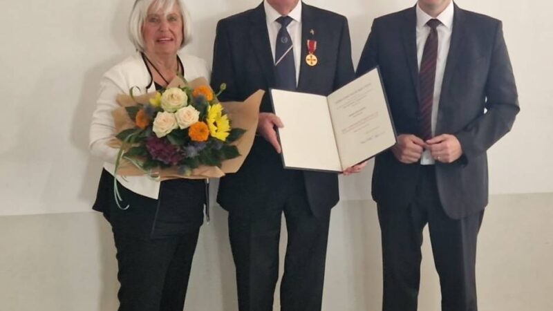 Seit 32 Jahren Vorsitzender des LSV Wipperfürth: Hückeswagener Erich Mock erhält Bundesverdienstmedaille