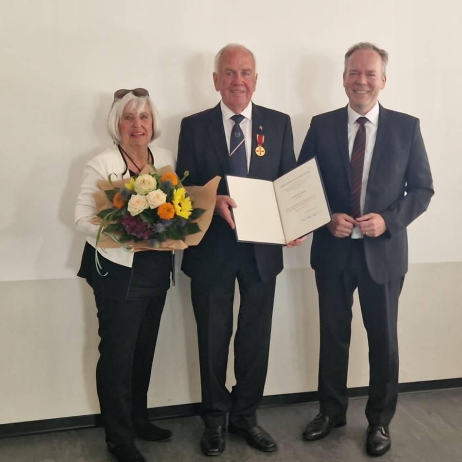 Seit 32 Jahren Vorsitzender des LSV Wipperfürth: Hückeswagener Erich Mock erhält Bundesverdienstmedaille