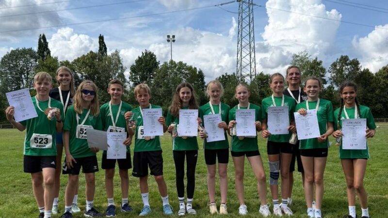Dritter Platz in Essen: Nachwuchsathleten des TV Ratingen überzeugen beim Landesfinale