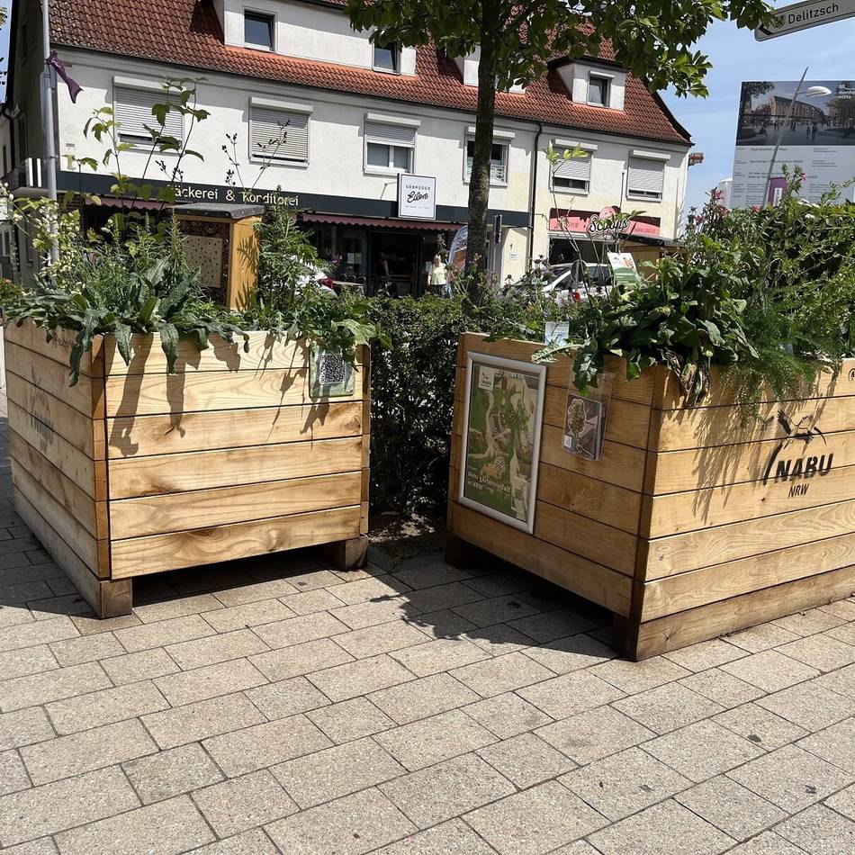 Stadtgrün in Monheim: Neue Bäume und spezielle Steine sollen das Zentrum kühlen