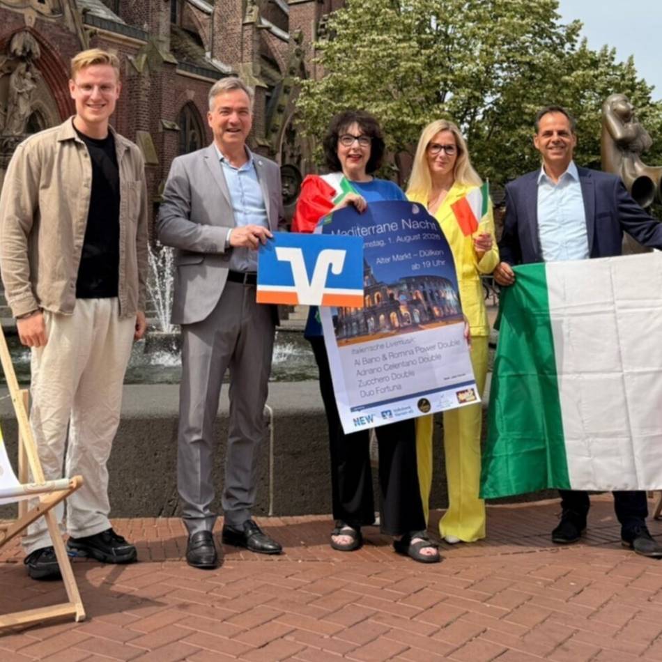Mediterrane Nacht Dülken: Alter Markt Dülken wird zur Piazza