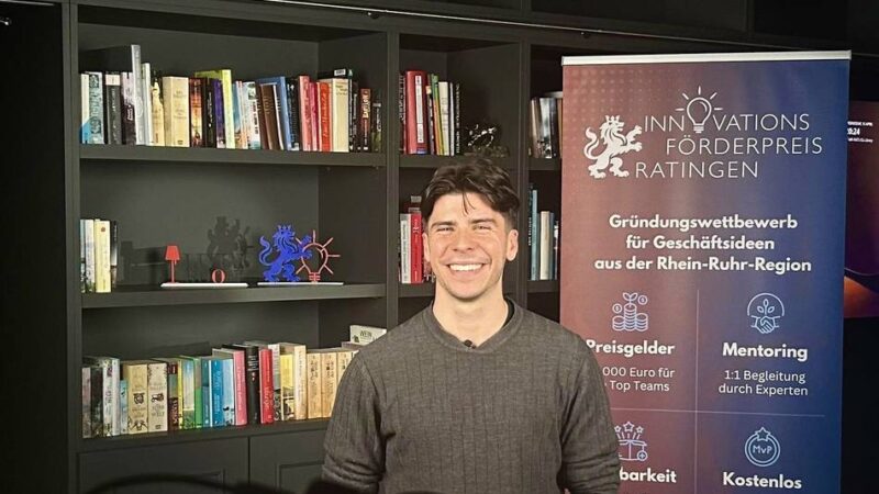 Innovationspreis beim Cromford-Parkfest: Stipendium, Absage, Neustart: Ratinger kämpft für seinen Traum