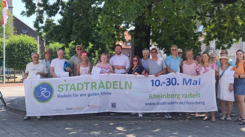 Beim Stadtradeln 2026: Rheinberger sind 132.221 Kilometer geradelt