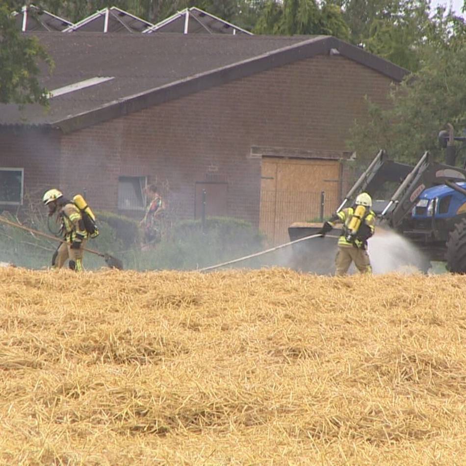 Feuer in Goch: Feldbrand in Pfalzdorf auf 1500 Quadratmetern hält die Feuerwehr in Atem