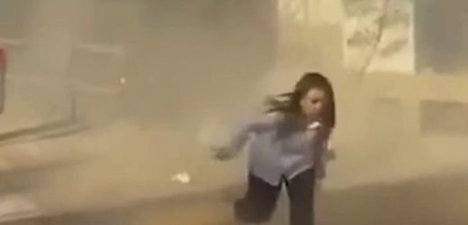 Kolumbien: Video zeigt Hauseinsturz nach Erdbeben