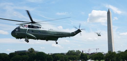 Donald Trump: Helikopter mit US-Präsident an Bord kam Passagierflugzeug zu nah