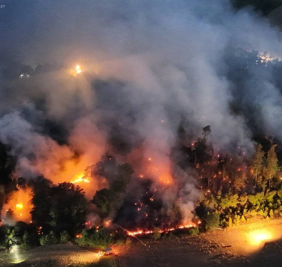 Waldbrand in Sonsbeck: Als aus vielen Händen eine gemeinsame Kraft wurde