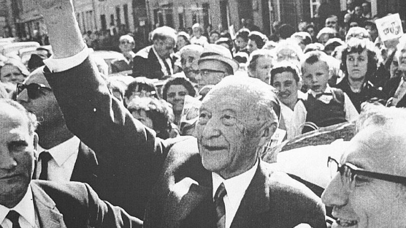 Erster Bundeskanzler der Republik: Warum Konrad Adenauer im Jahr 1966 nach Wevelinghoven kam