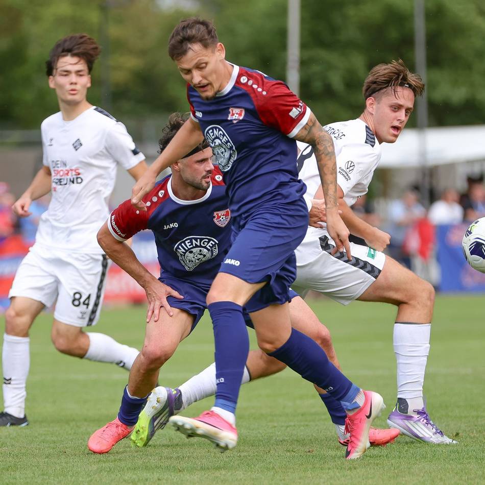 KFC Uerdingen verliert 1:2 in Baumberg: Führung zur Pause – doch dann kommt nichts mehr