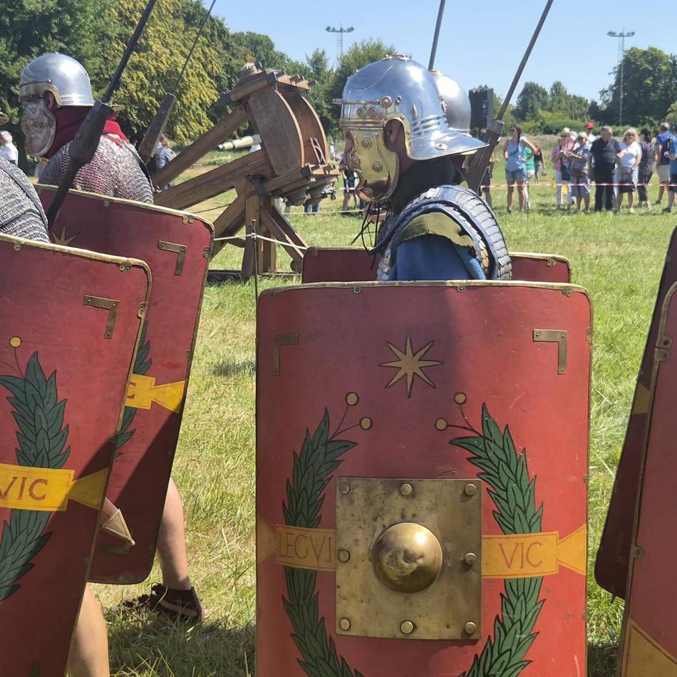 Roemercohorte Opladen gibt Einblick in Vergangenheit: So war das Römer-Spektakel bei der Landesgartenschau in Neuss