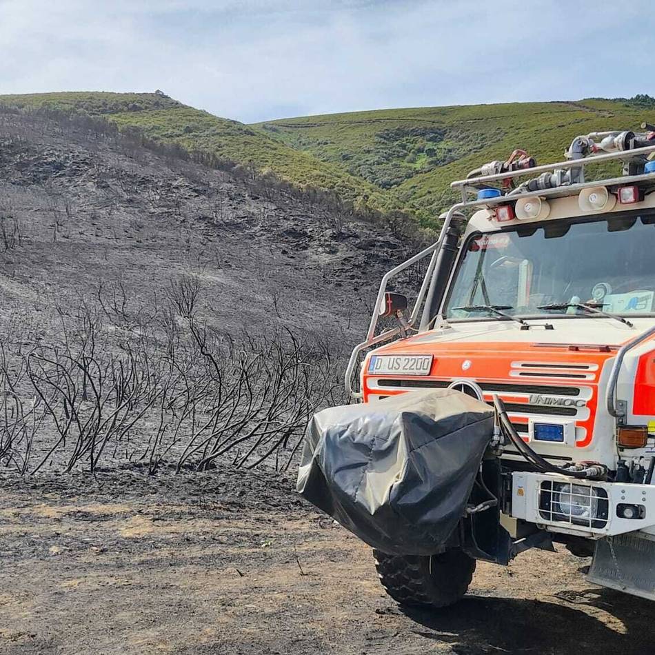 Einsatz bei Waldbrand in Spanien: „Etwas überraschend“ – Düsseldorfer Feuerwehrleute schon wieder auf dem Weg nach Hause