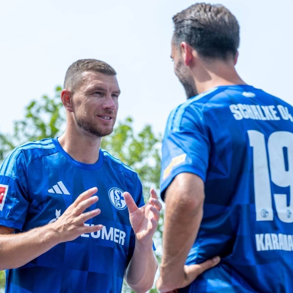 Rückkehr gegen Real Madrid?: „Wollen dich nicht zu Hause haben“ – Familie überzeugt Dzeko vom Schalke-Verbleib