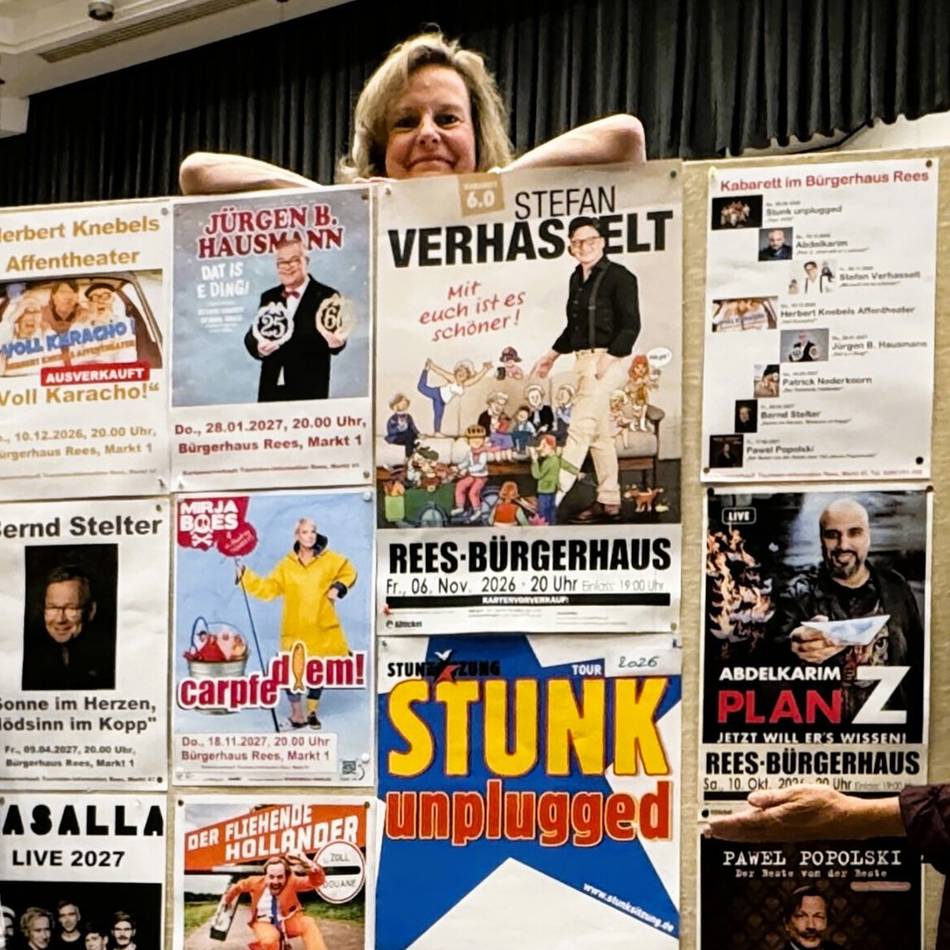 Kabarett im Reeser Bürgerhaus: Der Strippenzieher hinter den Kulissen