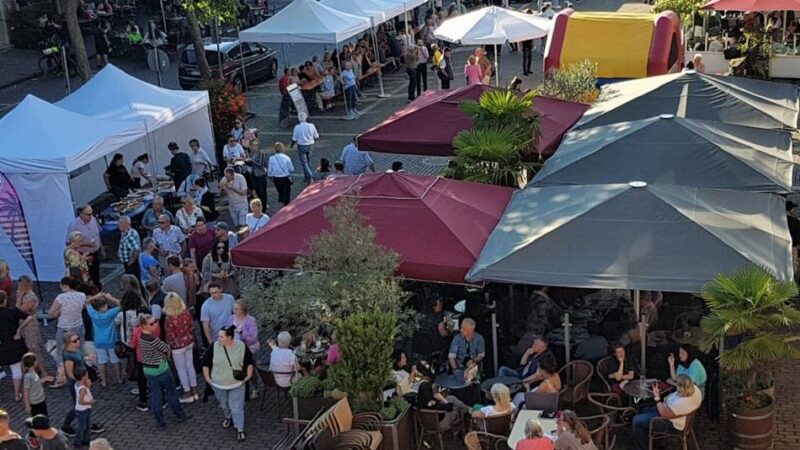 Feierabendmarkt in Rees: Erst Blut spenden, dann genießen
