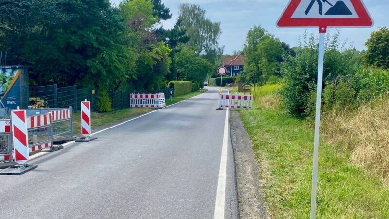 Baumaßnahme in Radevormwald: Baustelle – Bürger kritisiert Verkehrsführung in Herkingrade
