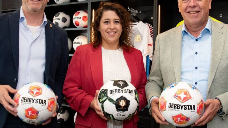 Unternehmensbesuch des Bürgermeisters: Profi- und Amateursport: Warum Derbystar so erfolgreich ist
