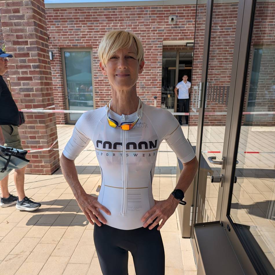Drei Starts, drei Siege: Ex-Hückeswagenerin dominiert die Triathlon-Saison
