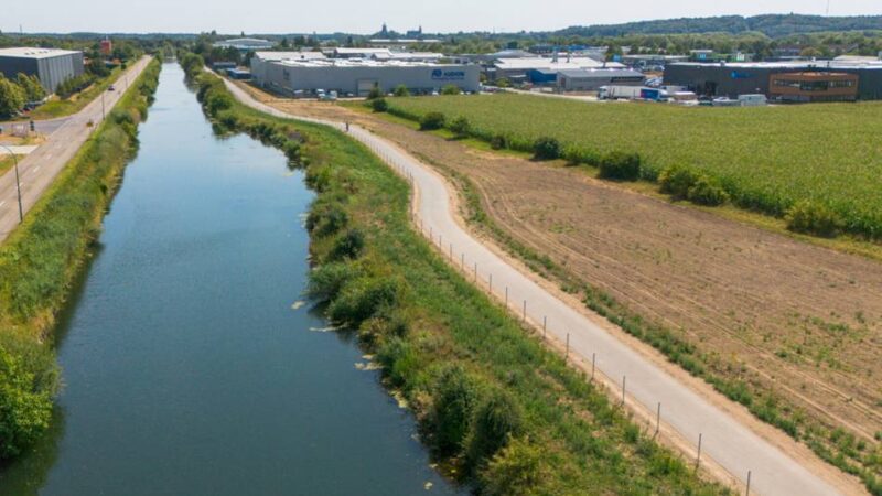 Am Spoykanal in Kleve: Stadt sucht Namen für den neuen Radweg