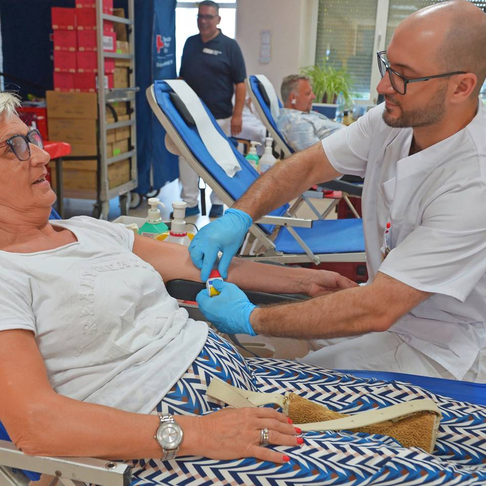 Blutspende: Die Hitze kann Blutspender nicht stoppen