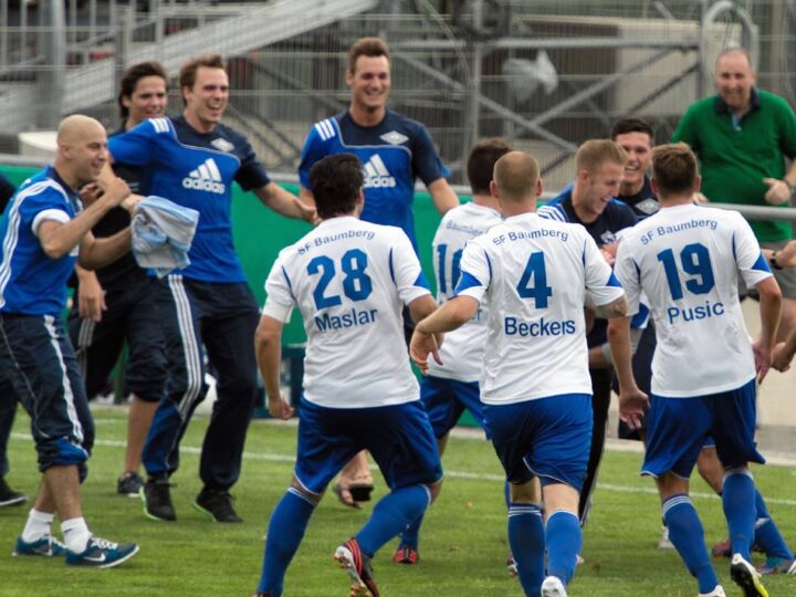 Bislang letzter Niederrhein-Oberligist: Erst die Party, dann die Panne – Baumbergs wildes Abenteuer im DFB-Pokal