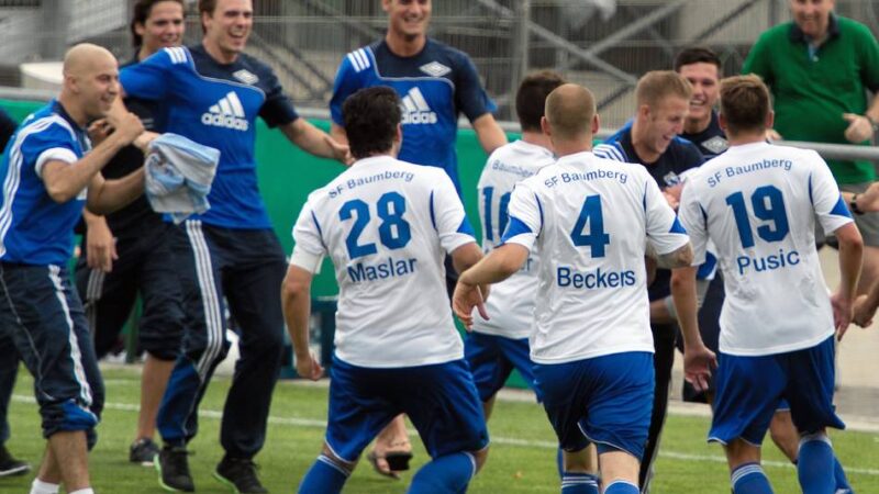 Bislang letzter Niederrhein-Oberligist: Erst die Party, dann die Panne – Baumbergs wildes Abenteuer im DFB-Pokal