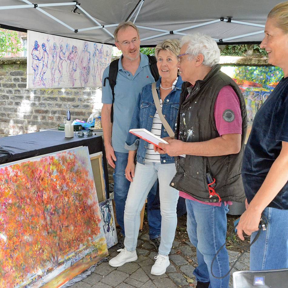 Kunst-Festival auf der Klever Straße: „KleinMontMartre“ bringt Kunst nach Xanten