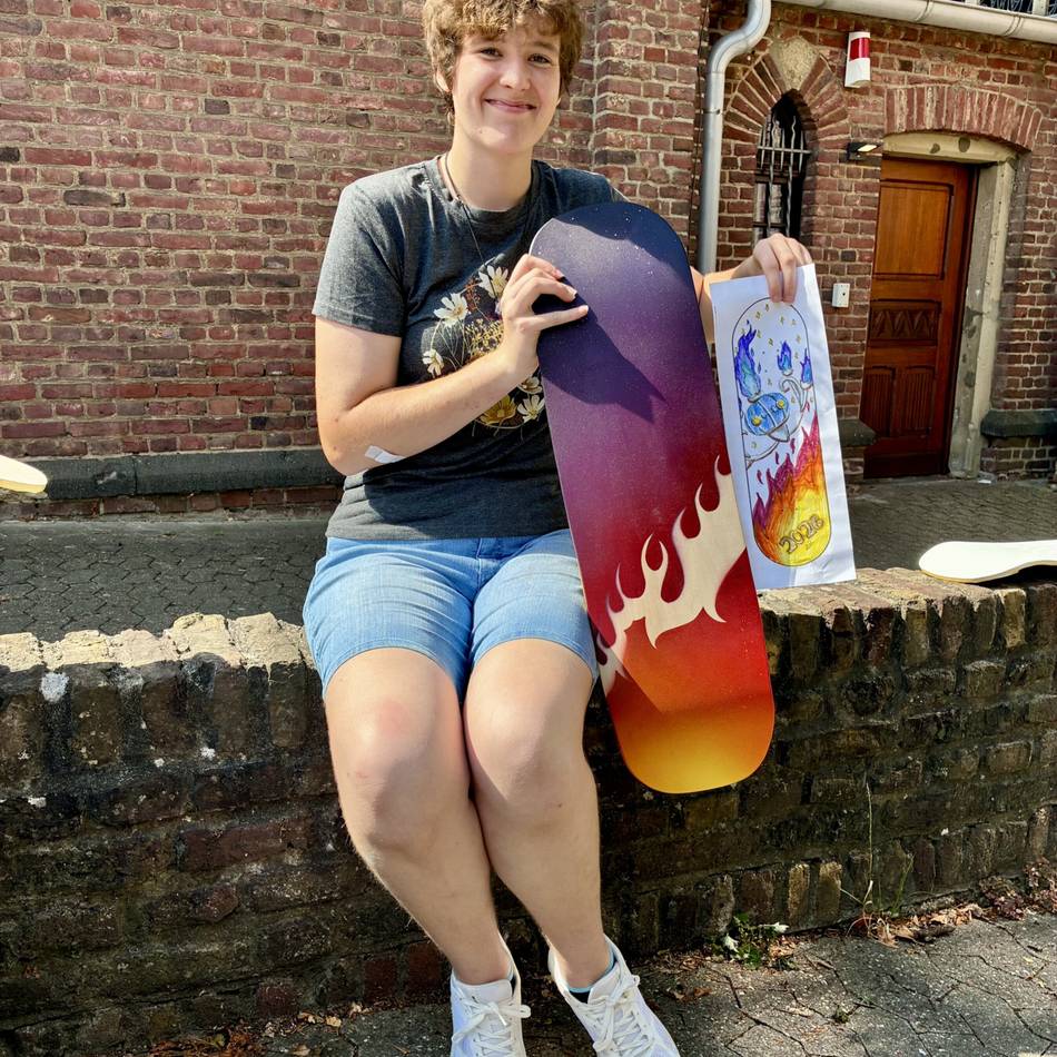 Vom Rohling bis zum designten Brett: Jugendliche gestalten beim Skateboard-Workshop in Grevenbroich