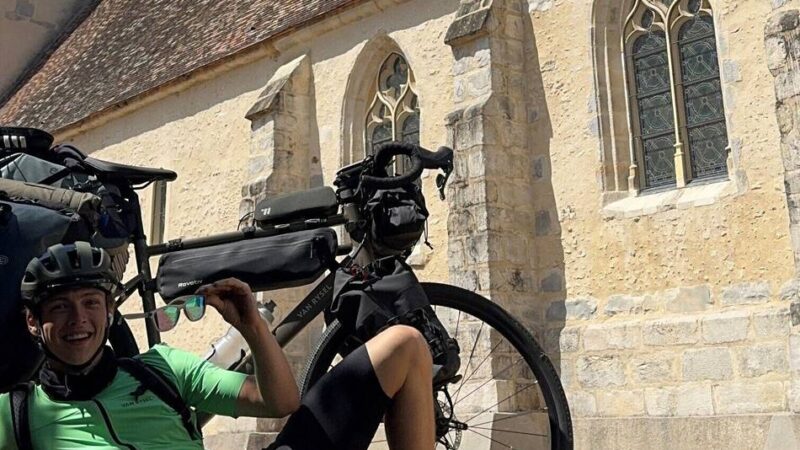 22-Jähriger aus Viersen : Finn radelt von Viersen nach Portugal