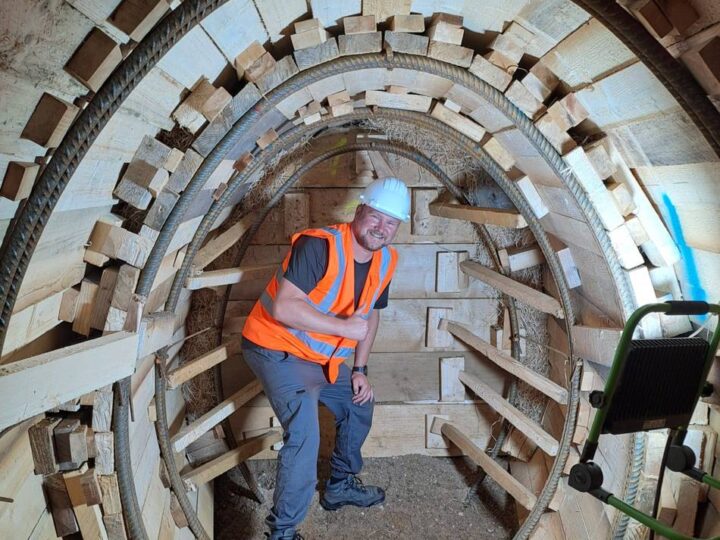 Kanalbaustelle in Rheinberg: 30-Meter-Stollen unter dem Reitweg in Vierbaum ist bald fertig