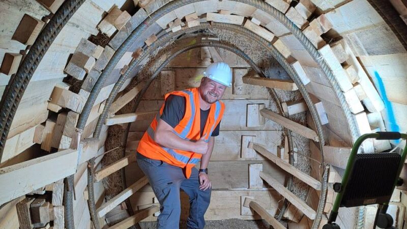 Kanalbaustelle in Rheinberg: 30-Meter-Stollen unter dem Reitweg in Vierbaum ist bald fertig