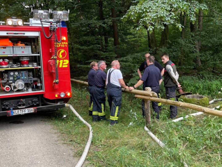 Spezielle Blase im Einsatz: Üben, damit im Ernstfall alles optimal funktioniert