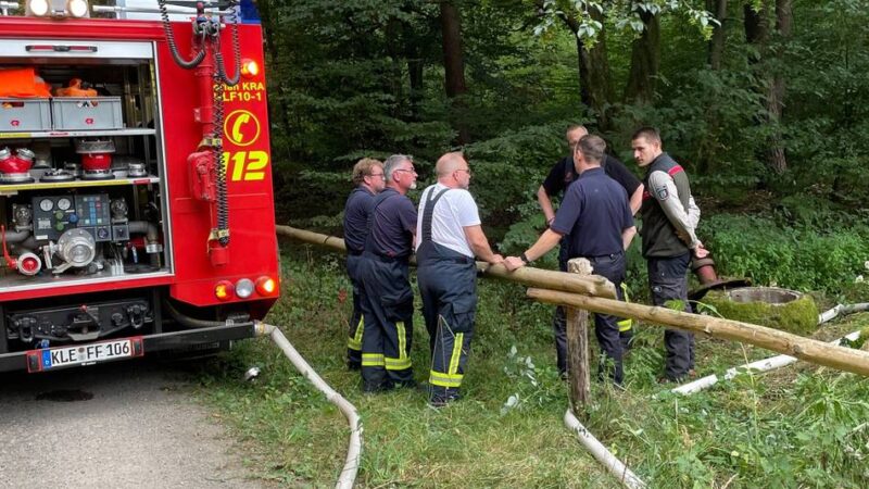 Spezielle Blase im Einsatz: Üben, damit im Ernstfall alles optimal funktioniert