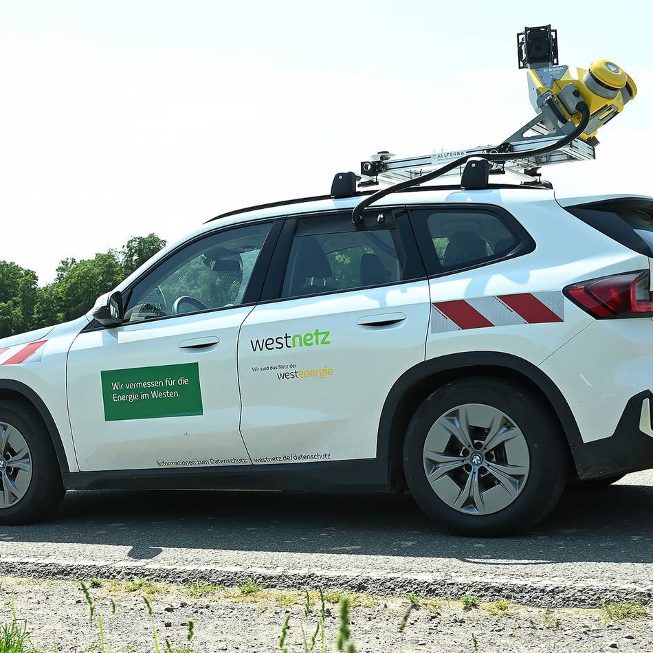 Westnetz in Schwalmtal und Brüggen: Messfahrzeug erfasst ab Freitag die Stromtrassen digital