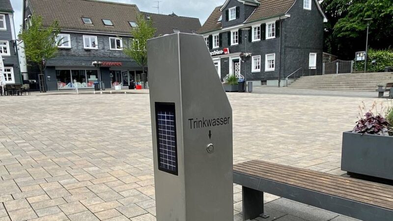 Zerstörungswut in Radevormwald: Vandalen demolieren beide Brunnen für Trinkwasser