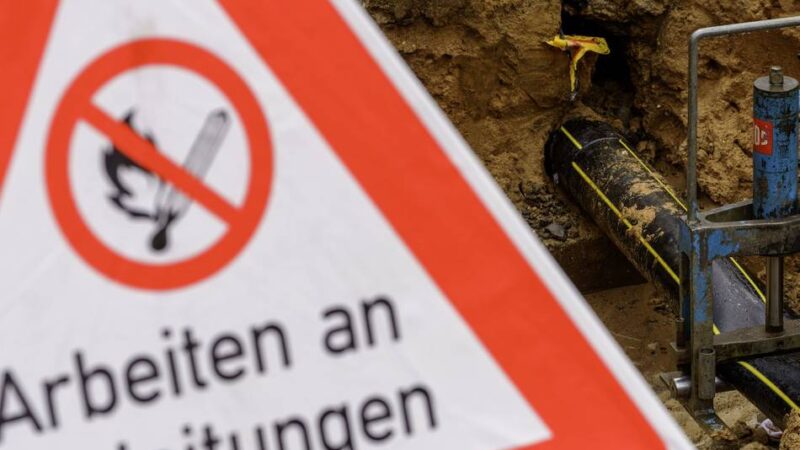 Gewerbegebiet Nordring: Gasleitung bei Glasfaserarbeiten in Rheinberg beschädigt