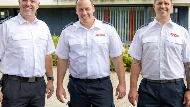 Neues Leitungsteam für Erkelenzer Feuerwehr: „Da kommt irgendwann Action auf uns zu“