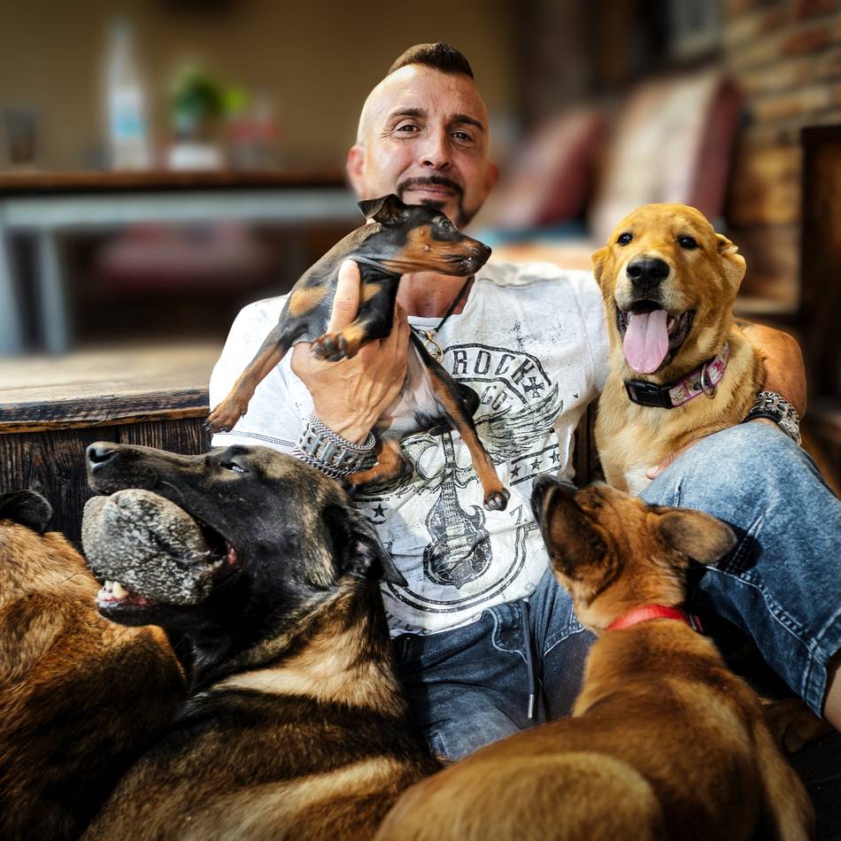 Hundetrainer Knut Fuchs aus Langenfeld: In der „Arche“ herrscht tierische Harmonie