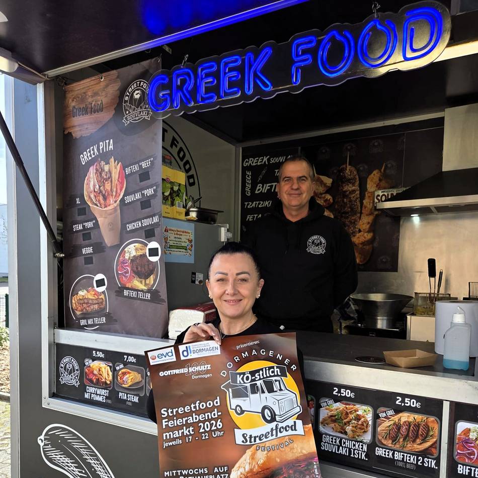 Streetfood-Markt in Dormagen: Genuss zum Feierabend