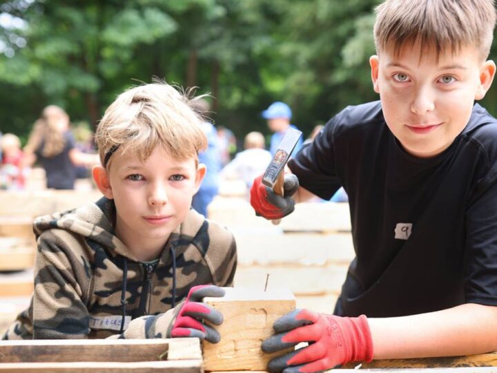Ferienangebot in Mettmann: Wie der Bauspielplatz mit der Hitze umgeht