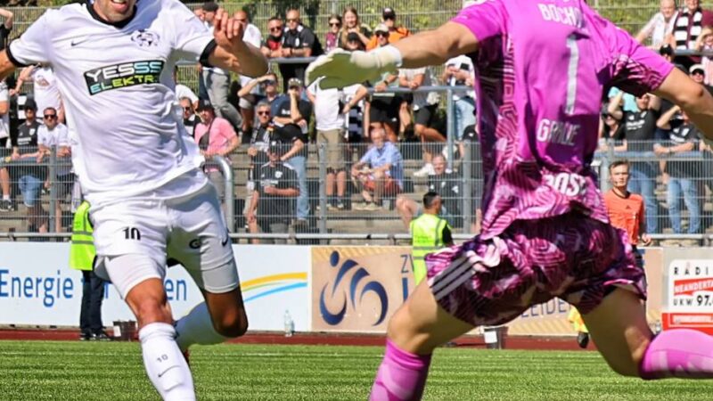 Regionalliga West: VfB 03 Hilden trotzt Favorit Bocholt ein Remis ab