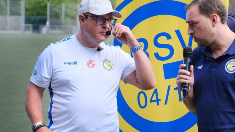 Für das erste Heimspiel: Ratingen 04/19 ist am Samstag wieder auf dem Marktplatz