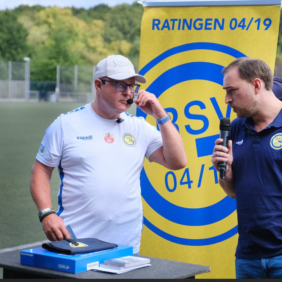Für das erste Heimspiel: Ratingen 04/19 ist am Samstag wieder auf dem Marktplatz