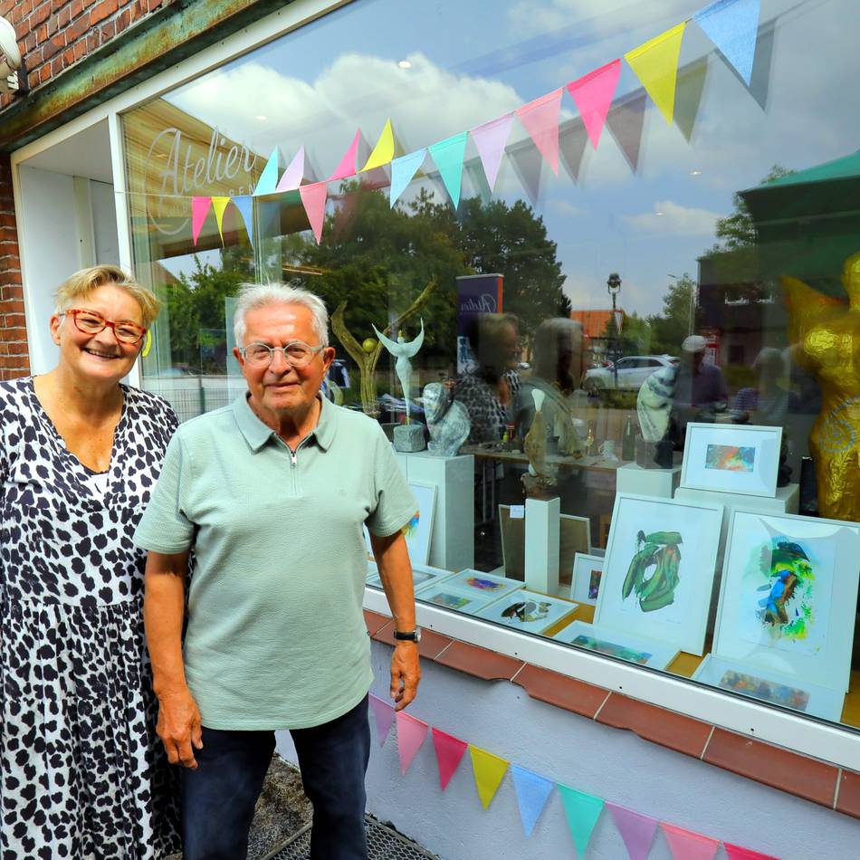 Ausstellung im Atelier Lübbehusen in Budberg: Maler gibt Stimmungen mit Farben wieder