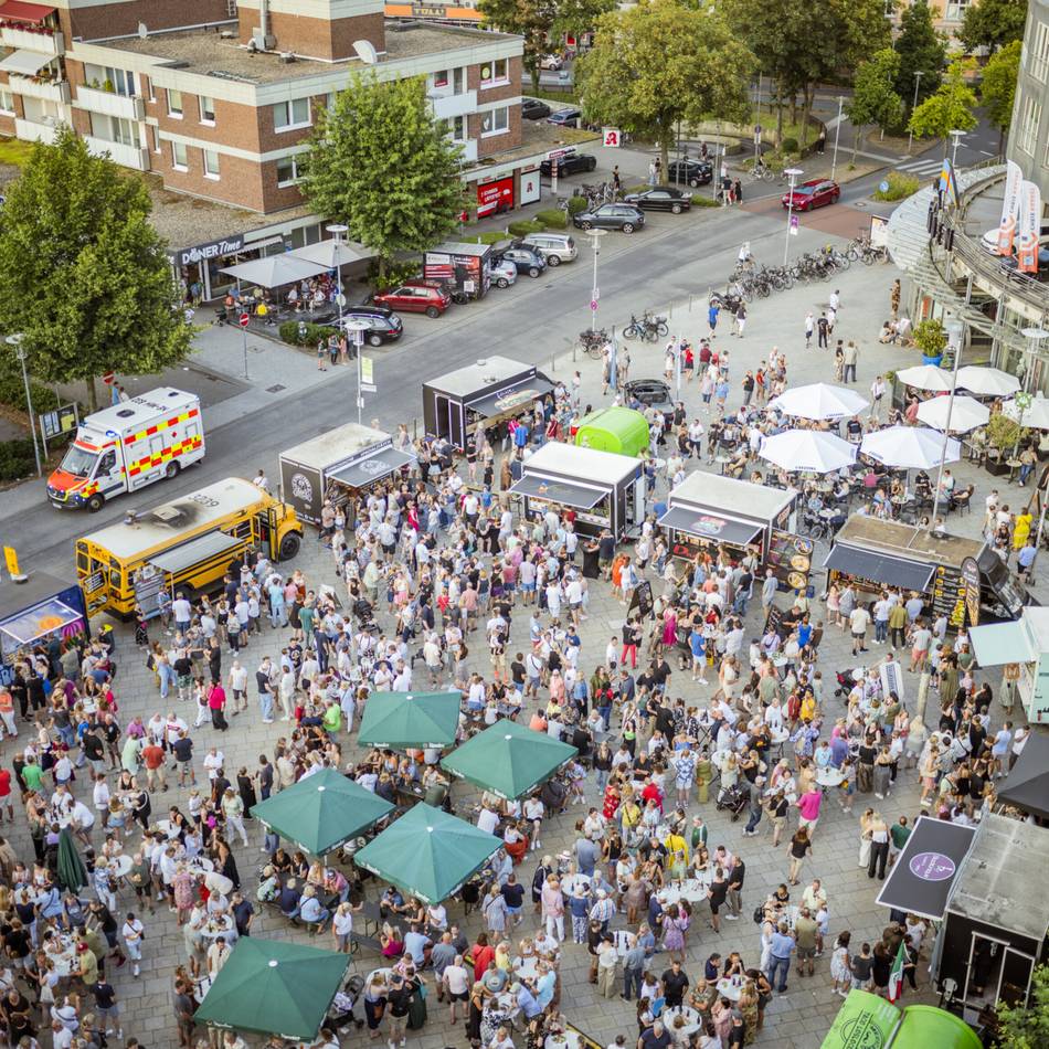 Streetfood-Feierabendmarkt am Dienstag in der Stadtmitte: „Kaarst köstlich“ lockt mit neuem Dessert-Angebot