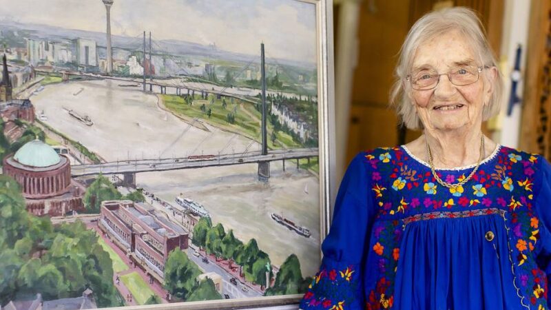 Editha Hackspiel: Meerbuscher Künstlerin feiert 101. Geburtstag – und plant für die Zukunft
