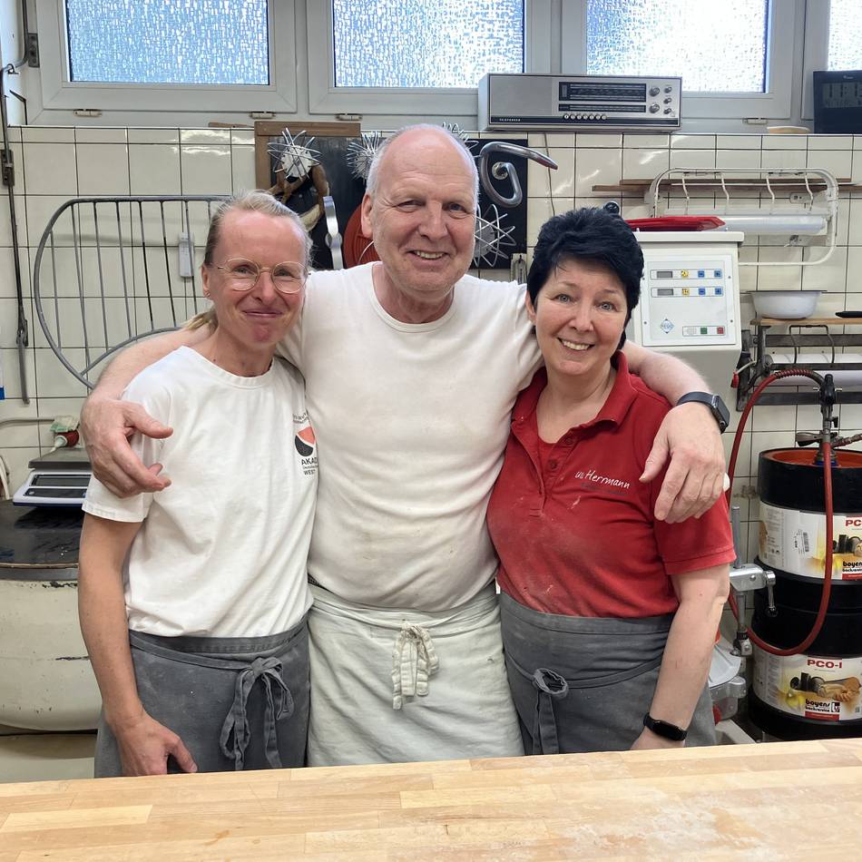 Bäckerei Herrmann in Wermelskirchen: Brot backen und auf Frieden warten